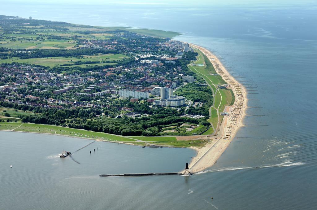 Ferienwohnung Residenz Albatros Cuxhaven Exterior foto